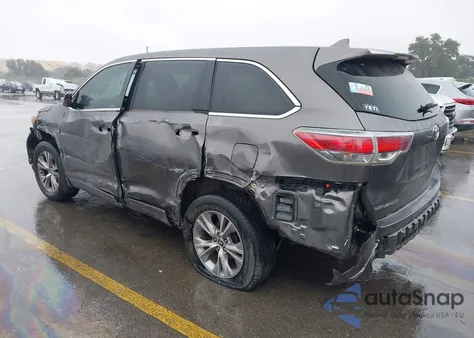 2016 Toyota Highlander Le Plus V6 from USA, damaged, VIN 5TDZKRFH6GS141567